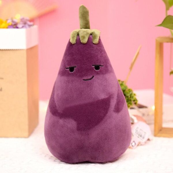 Peluche aubergine