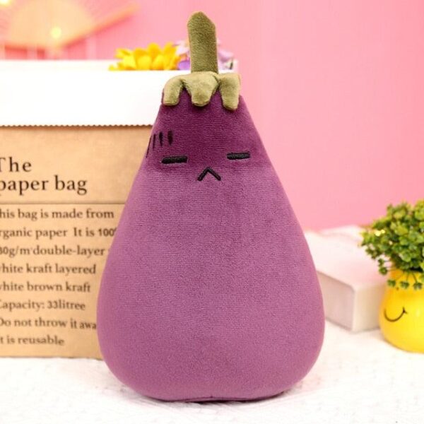 Peluche aubergine