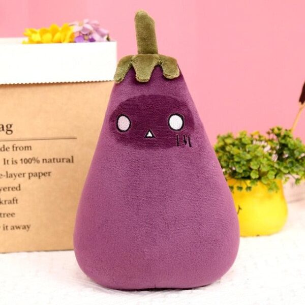 Peluche aubergine