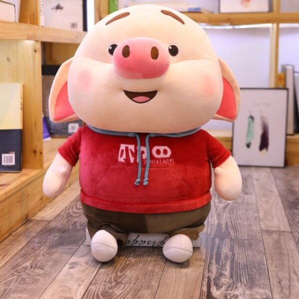 Oreillers en peluche en forme de cochon de dessin animé