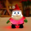 Peluche de Noël Père Noël lumineux