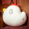 Poulet et pattes de poulet de dessin animé