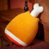 Poulet et pattes de poulet de dessin animé