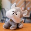 Animaux pelucheux à tête secouée