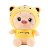 Animaux en peluche Pig en costume de tigre
