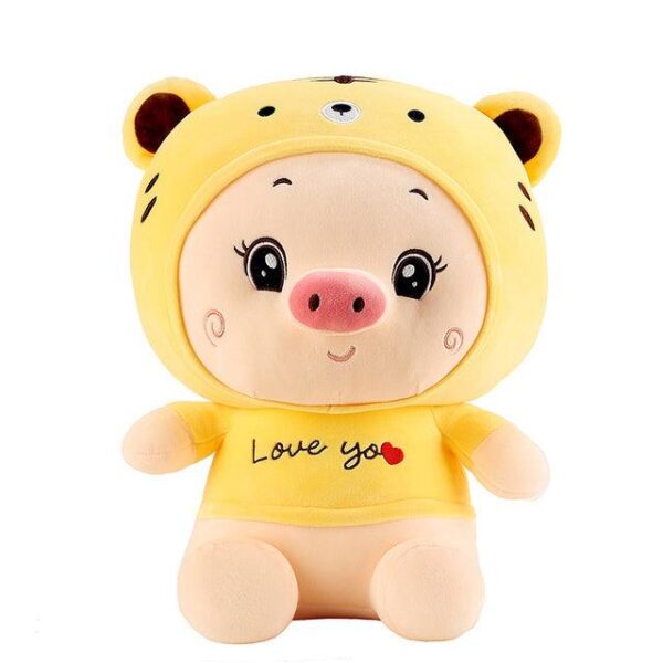 Animaux en peluche Pig en costume de tigre