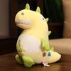Animaux en peluche dinosaures colorés