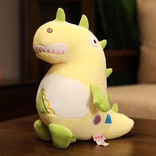 Animaux en peluche dinosaures colorés