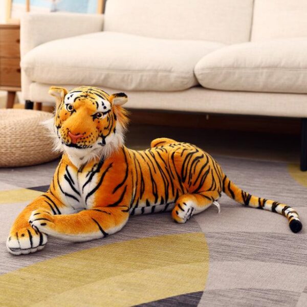 Animal en peluche tigre menteur et dominateur