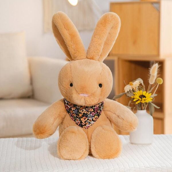 Animal en peluche Lapin à longues oreilles assis