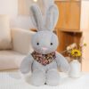 Animal en peluche Lapin à longues oreilles assis