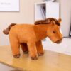 Poupées en peluche cheval assis
