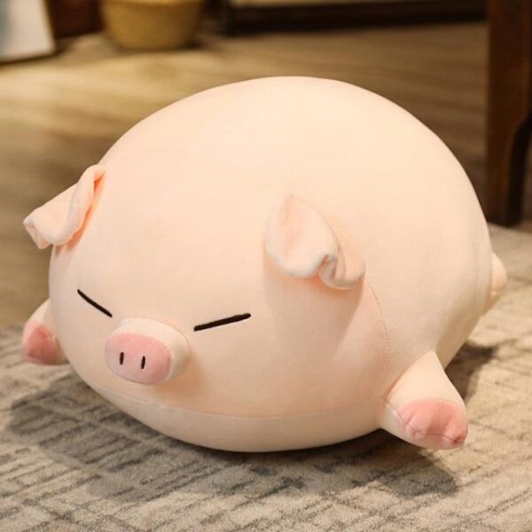 Oreiller en peluche gros cochon adorable