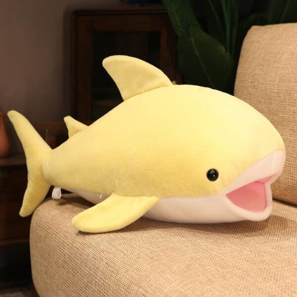 Oreiller de câlin baleine de dessin animé Kawaii