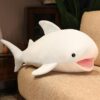 Oreiller de câlin baleine de dessin animé Kawaii