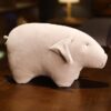 Oreiller en peluche en forme de cochon endormi