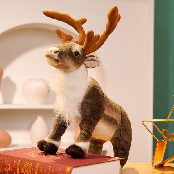 Peluche Renne de Noël réaliste