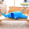 Animal en peluche éléphant bleu
