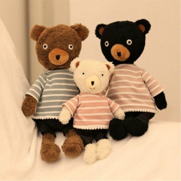 product-image-810307844_cbb2805c-17f8-4685-b3e0-159c844d233d.jpg Jouets en peluche de 9.5" - 19.5" Kawaii Soft Stripe Clothes Bear (Ours à rayures)