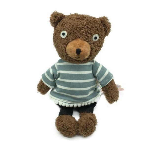 Jouets en peluche de 9.5" - 19.5" Kawaii Soft Stripe Clothes Bear (Ours à rayures)