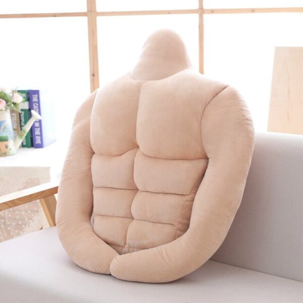 Corps musclé en peluche pour câlins