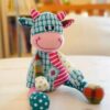 Vache Bleue Peluche Doudou