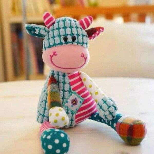 Vache Bleue Peluche Doudou