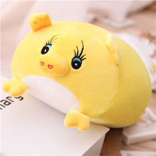 jolie peluche geante cochon jaune.jpg
