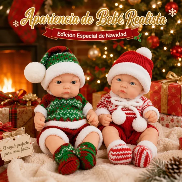 A03871d2ce2aa4062a9bf0e38eeab48a3d.webp Poupée Deux modèles au choix, avec tenue de Noël en tricot