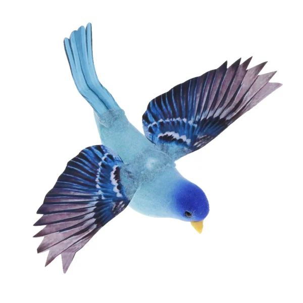 H5c0aacb7eb924b59996ba110a9e62d0fq.webp Oiseaux artificiels en mousse et plumes
