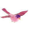 Oiseaux artificiels en mousse et plumes