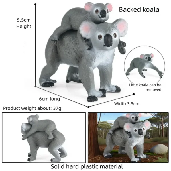 Figurine de koala Oenux – Modèle réaliste d'animal