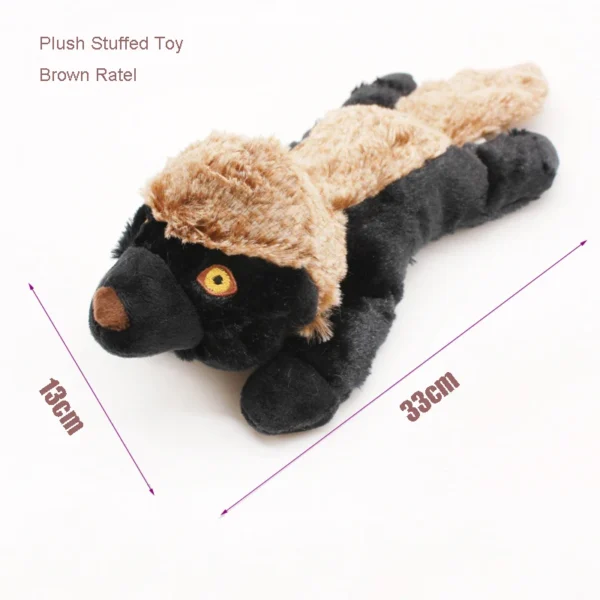 Jouet en peluche pour chien avec dispositif sonore