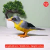 Ornement réaliste en forme de pigeon