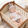 Poupée « reborn » en silicone plein, Bébé réaliste