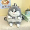 Sac à dos souple en forme de chat