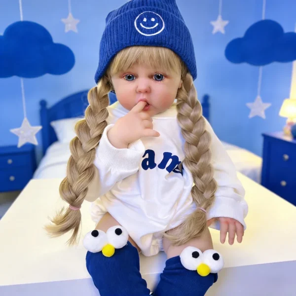 S458acc1f83d04d0cb2bca0d3b5683e09r.webp Poupée Reborn « Princesse » BZDOLL, jouet réaliste