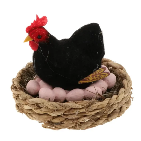 S47dc9a6507544a79b3df4b9786d47e21e.webp Peluche réaliste, décoration miniature pour jardin