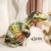 Peluches réalistes (poule, canard, dinosaure, chien, chat, âne)