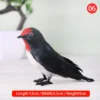 Ornement réaliste en forme de pigeon