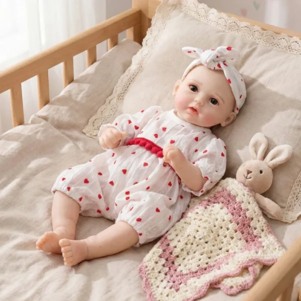 Sb9fa222d5ba648ee85e21d63f1aa2db1x.webp Poupée « reborn » en silicone plein, Bébé réaliste