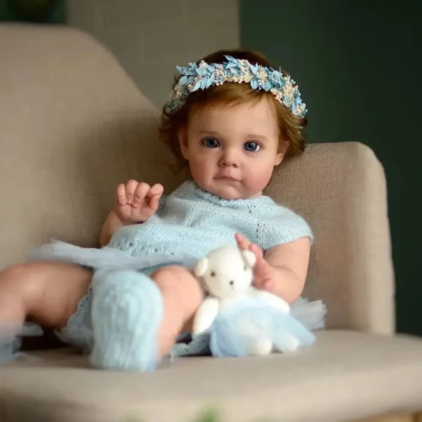 Sbe364852c6ec45b59145f4b7a02507b5N.webp NPK 60CM Maggie Handmade High Quality Reborn Toddler Detailed Lifelike Hand-rooted hair Collectible Art Doll