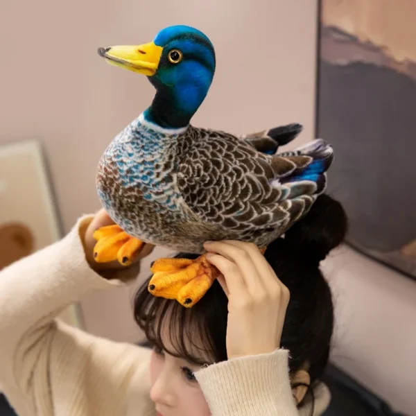 Coussin décoratif en forme de canard mignon