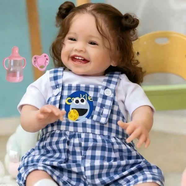 Poupée Reborn réaliste et souriante BZDOLL