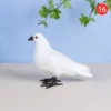 Ornement réaliste en forme de pigeon