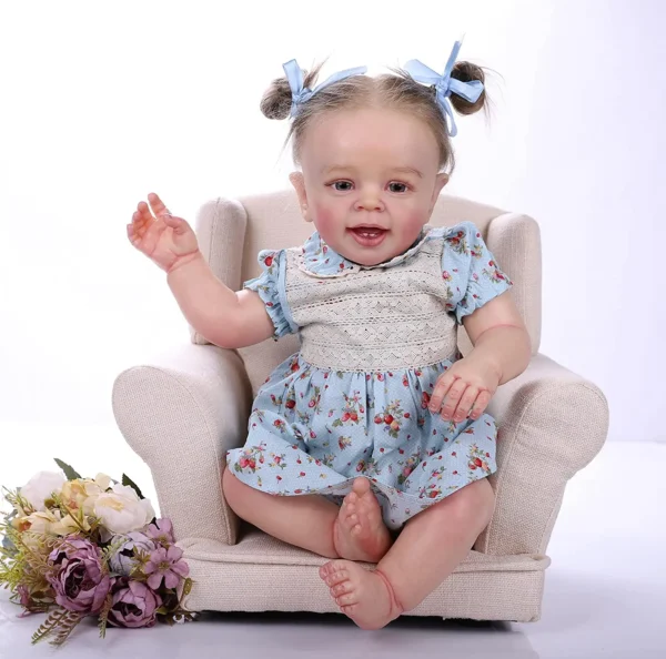 Poupée « reborn » réaliste (fille) de 22 pouces