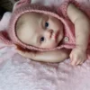 NPK 18inch Reborn Baby Doll Meadow full Body 100% handmade 3D Skin with Visbile Veins Collectible Art Doll Christmas Gift