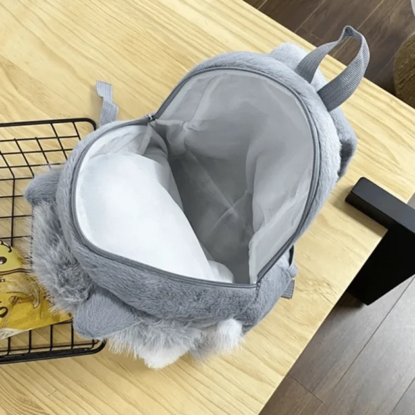 Sac à dos souple en forme de chat