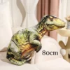 Peluches réalistes (poule, canard, dinosaure, chien, chat, âne)
