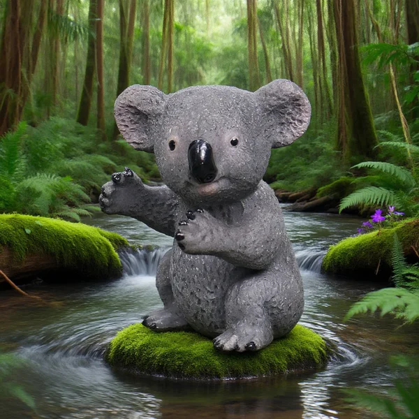 Sf5ee37c405844498bd9c42ab8755f920G.webp Figurine de koala Oenux – Modèle réaliste d'animal